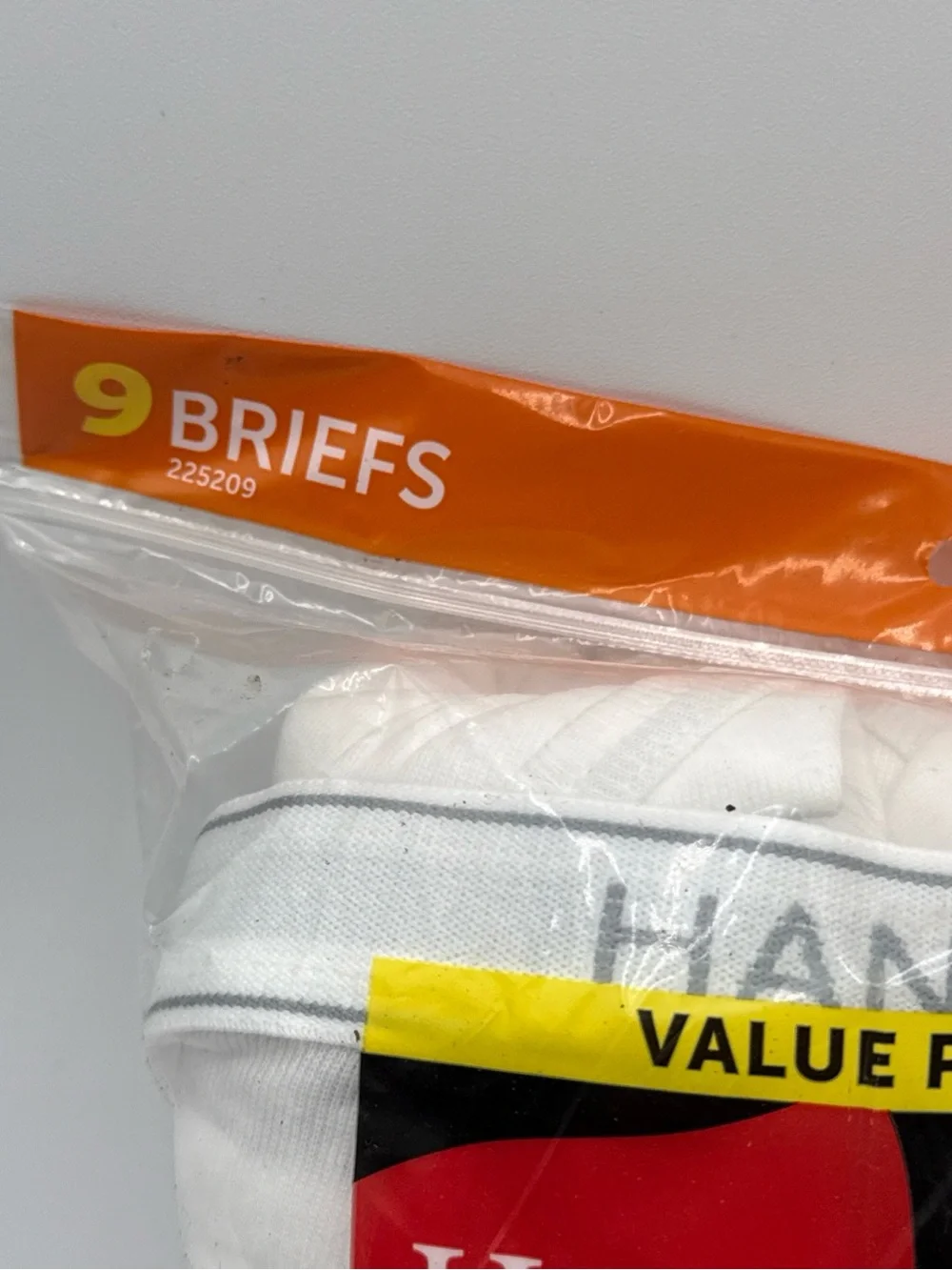 Hanes Men's White Tagless Briefs Value Pack - White